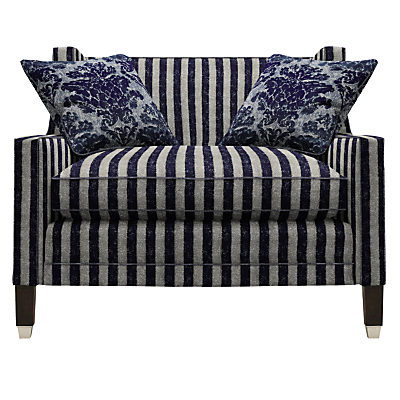 Duresta Grayson Reading Chair, Umber Leg Scirocco Stripe Midnight